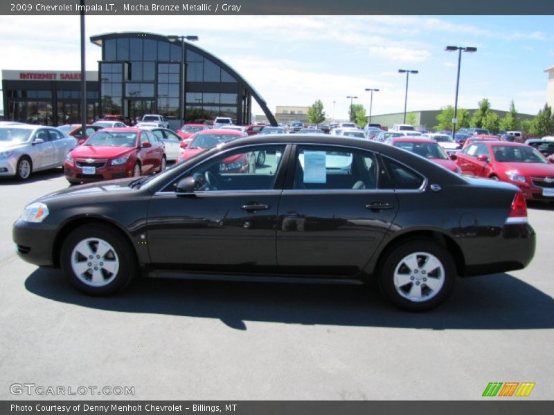 Mocha Bronze Metallic / Gray 2009 Chevrolet Impala LT