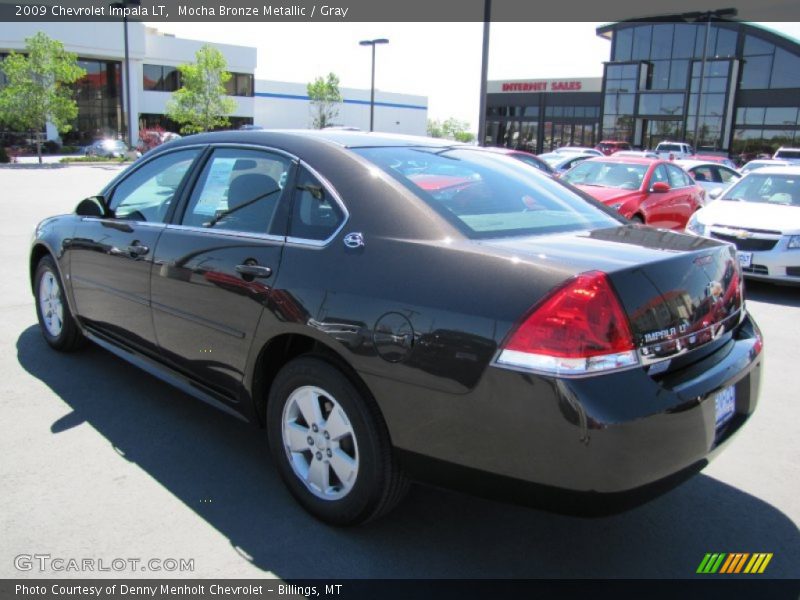 Mocha Bronze Metallic / Gray 2009 Chevrolet Impala LT