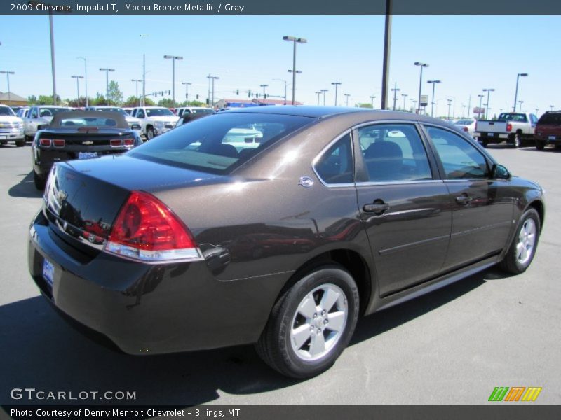 Mocha Bronze Metallic / Gray 2009 Chevrolet Impala LT