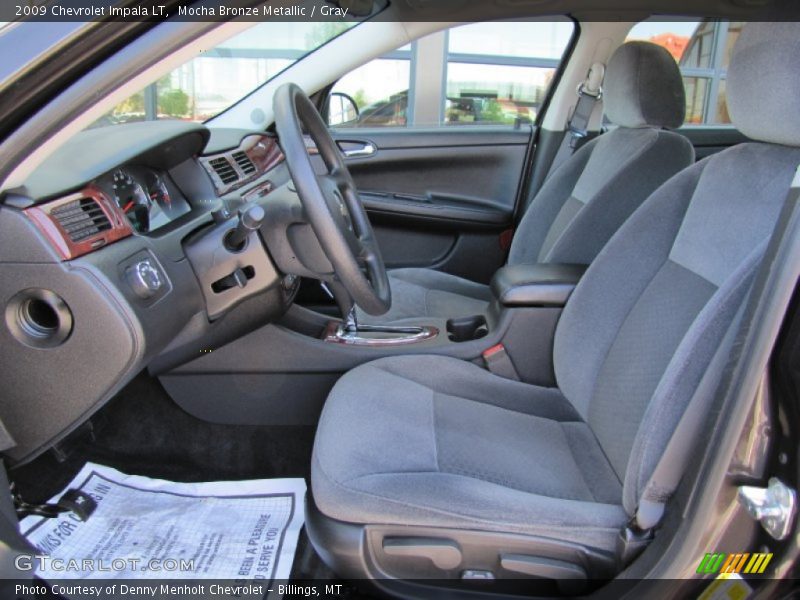 Mocha Bronze Metallic / Gray 2009 Chevrolet Impala LT