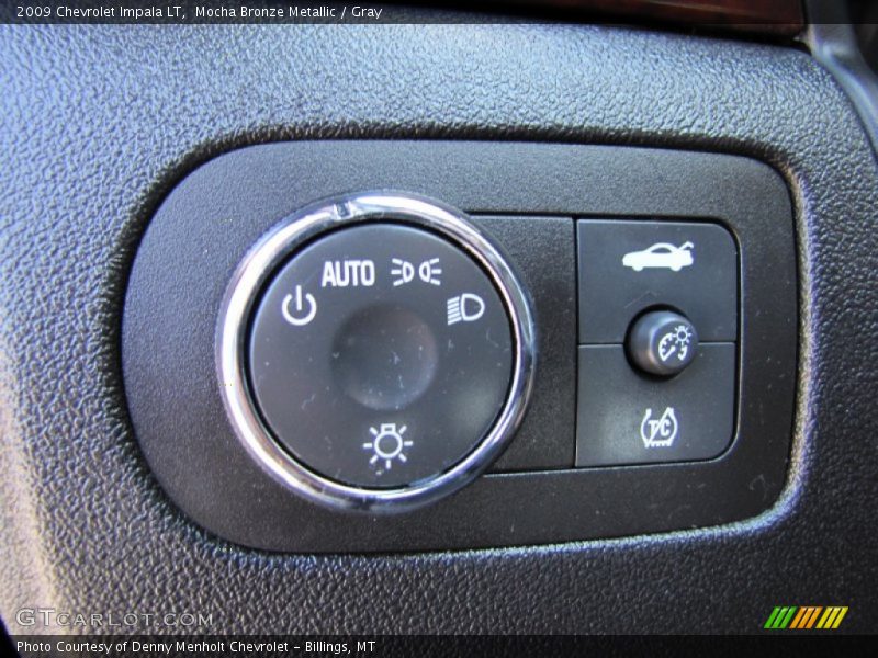 Mocha Bronze Metallic / Gray 2009 Chevrolet Impala LT