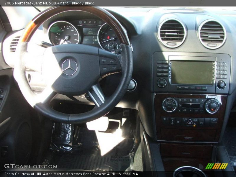 Black / Black 2006 Mercedes-Benz ML 500 4Matic