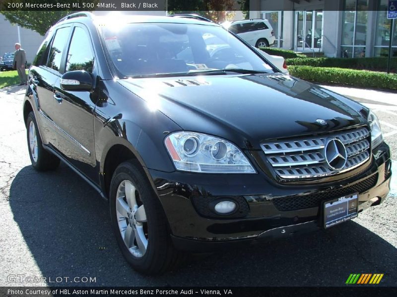 Black / Black 2006 Mercedes-Benz ML 500 4Matic