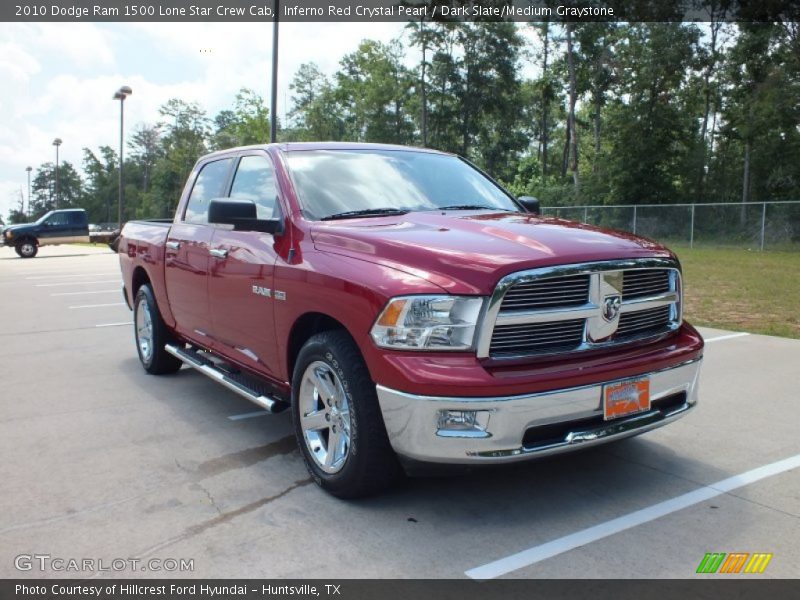 Inferno Red Crystal Pearl / Dark Slate/Medium Graystone 2010 Dodge Ram 1500 Lone Star Crew Cab