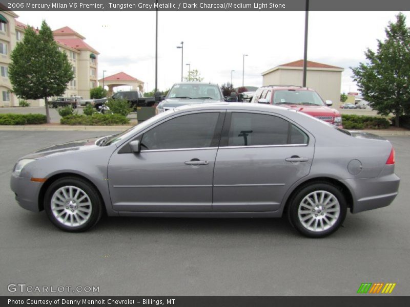 Tungsten Grey Metallic / Dark Charcoal/Medium Light Stone 2006 Mercury Milan V6 Premier