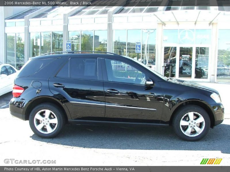 Black / Black 2006 Mercedes-Benz ML 500 4Matic