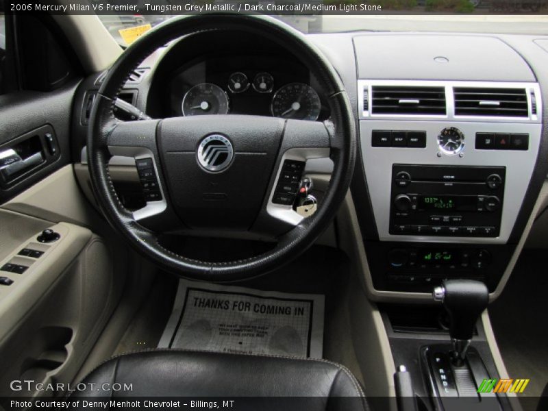 Tungsten Grey Metallic / Dark Charcoal/Medium Light Stone 2006 Mercury Milan V6 Premier