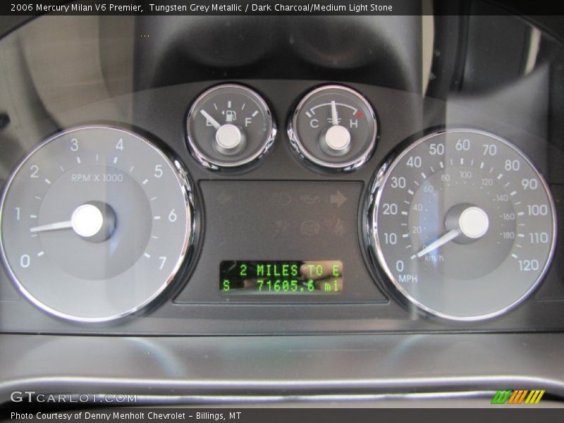 Tungsten Grey Metallic / Dark Charcoal/Medium Light Stone 2006 Mercury Milan V6 Premier