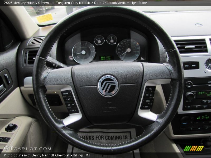 Tungsten Grey Metallic / Dark Charcoal/Medium Light Stone 2006 Mercury Milan V6 Premier