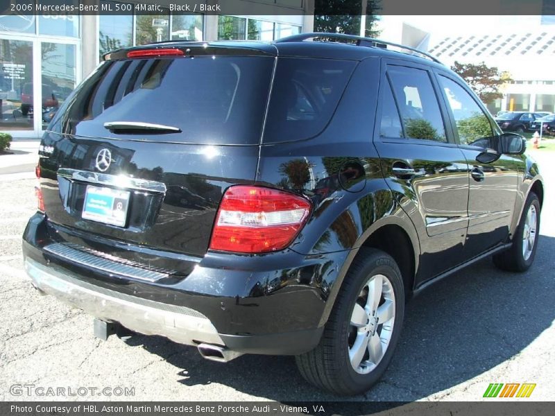 Black / Black 2006 Mercedes-Benz ML 500 4Matic