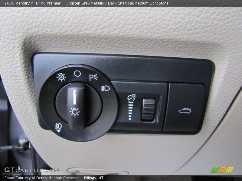 Tungsten Grey Metallic / Dark Charcoal/Medium Light Stone 2006 Mercury Milan V6 Premier