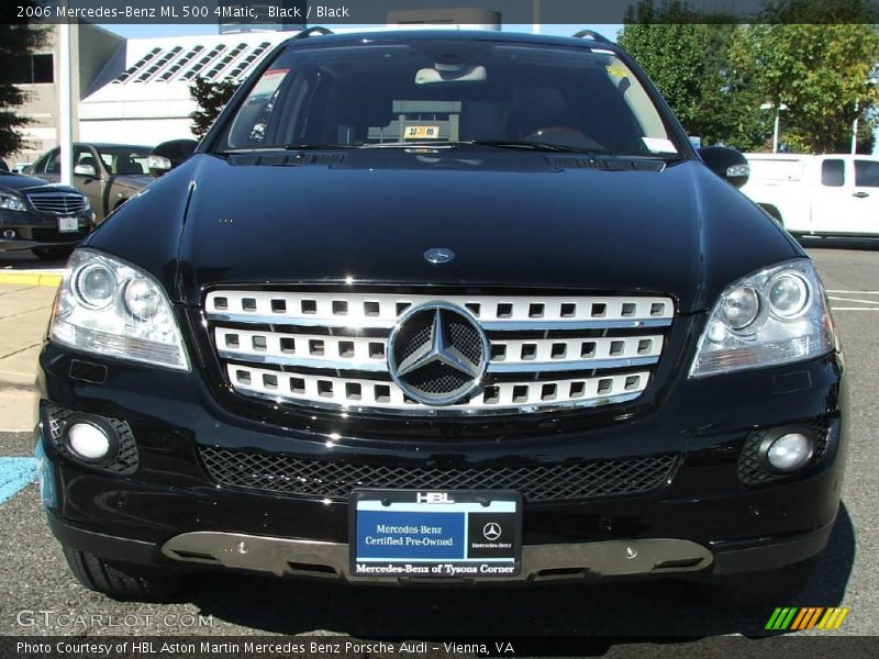 Black / Black 2006 Mercedes-Benz ML 500 4Matic