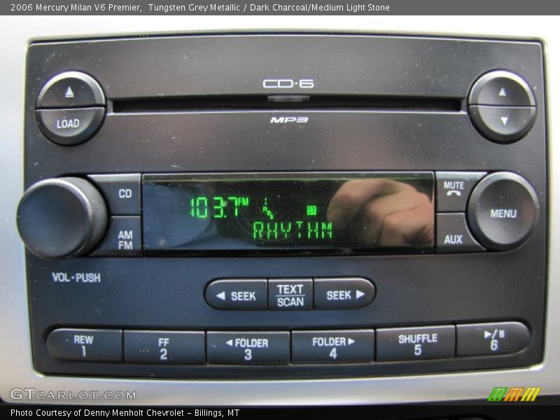 Tungsten Grey Metallic / Dark Charcoal/Medium Light Stone 2006 Mercury Milan V6 Premier