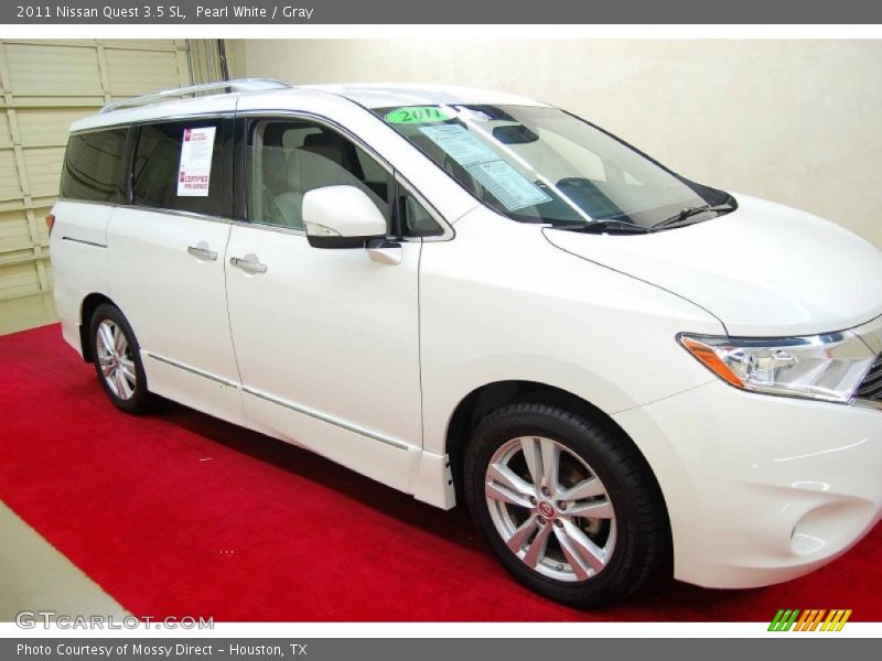 Pearl White / Gray 2011 Nissan Quest 3.5 SL
