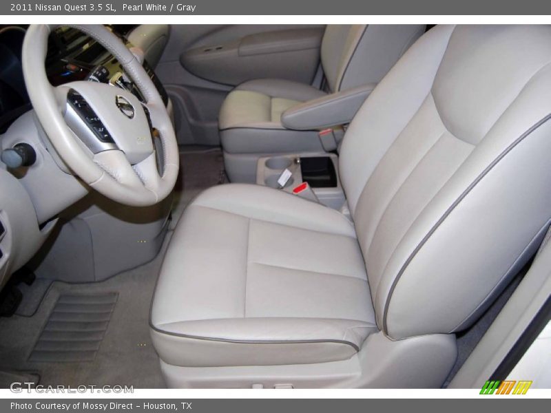 Pearl White / Gray 2011 Nissan Quest 3.5 SL
