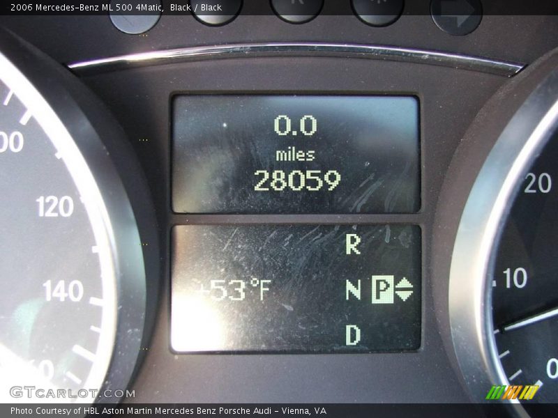Black / Black 2006 Mercedes-Benz ML 500 4Matic