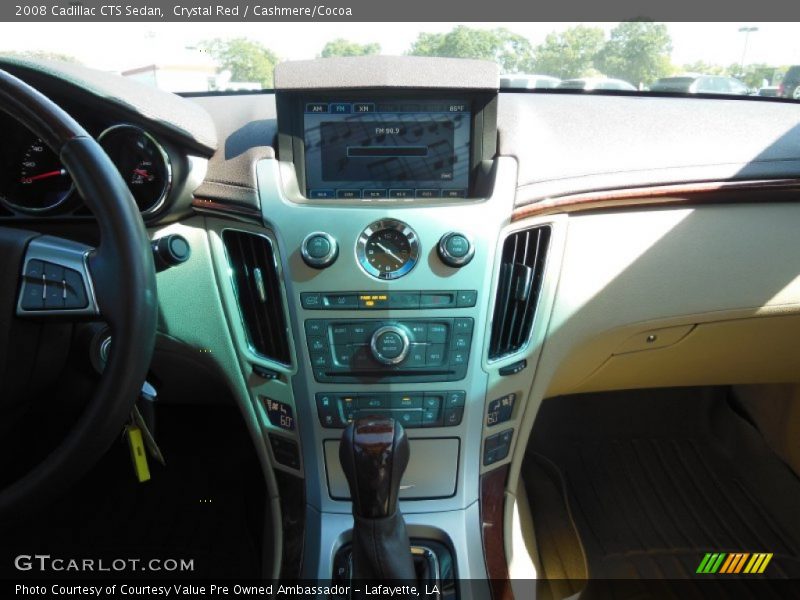 Crystal Red / Cashmere/Cocoa 2008 Cadillac CTS Sedan