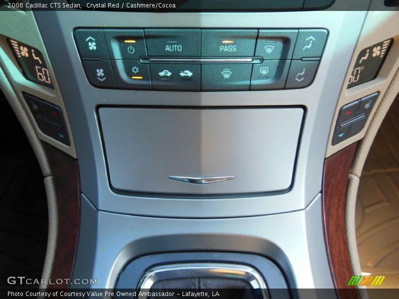 Crystal Red / Cashmere/Cocoa 2008 Cadillac CTS Sedan