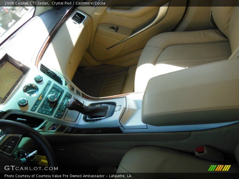 Crystal Red / Cashmere/Cocoa 2008 Cadillac CTS Sedan