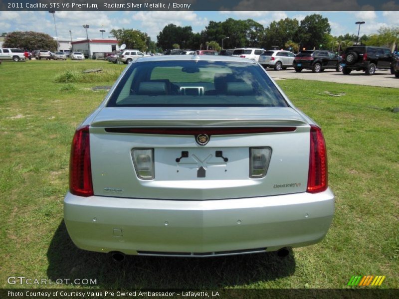 Radiant Silver Metallic / Ebony 2011 Cadillac STS V6 Premium