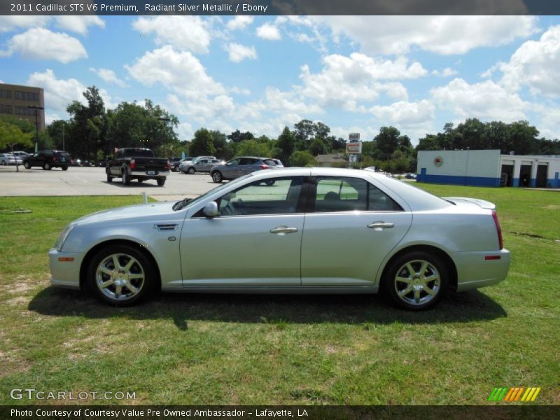 Radiant Silver Metallic / Ebony 2011 Cadillac STS V6 Premium