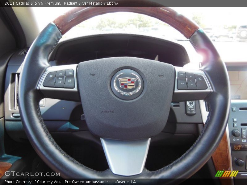 Radiant Silver Metallic / Ebony 2011 Cadillac STS V6 Premium