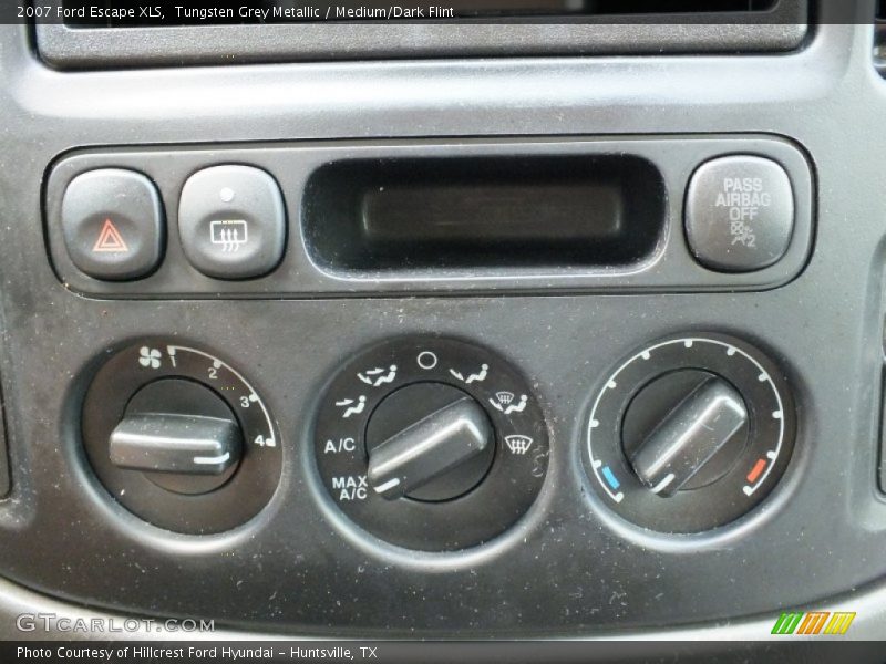 Controls of 2007 Escape XLS
