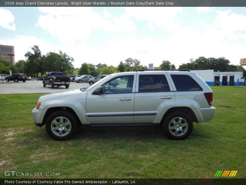 Bright Silver Metallic / Medium Slate Gray/Dark Slate Gray 2009 Jeep Grand Cherokee Laredo