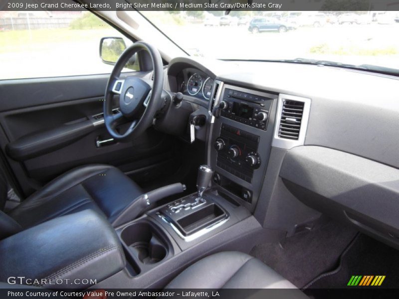 Bright Silver Metallic / Medium Slate Gray/Dark Slate Gray 2009 Jeep Grand Cherokee Laredo