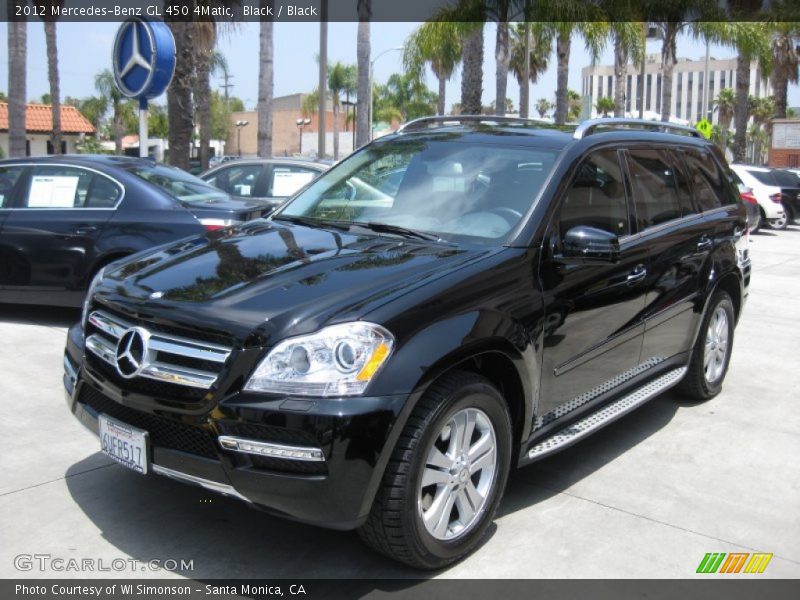 Black / Black 2012 Mercedes-Benz GL 450 4Matic