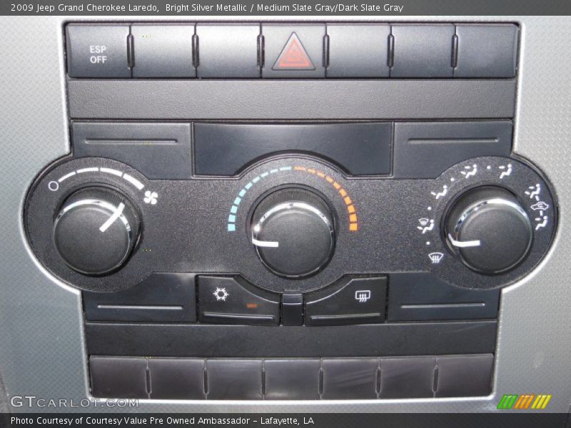 Bright Silver Metallic / Medium Slate Gray/Dark Slate Gray 2009 Jeep Grand Cherokee Laredo