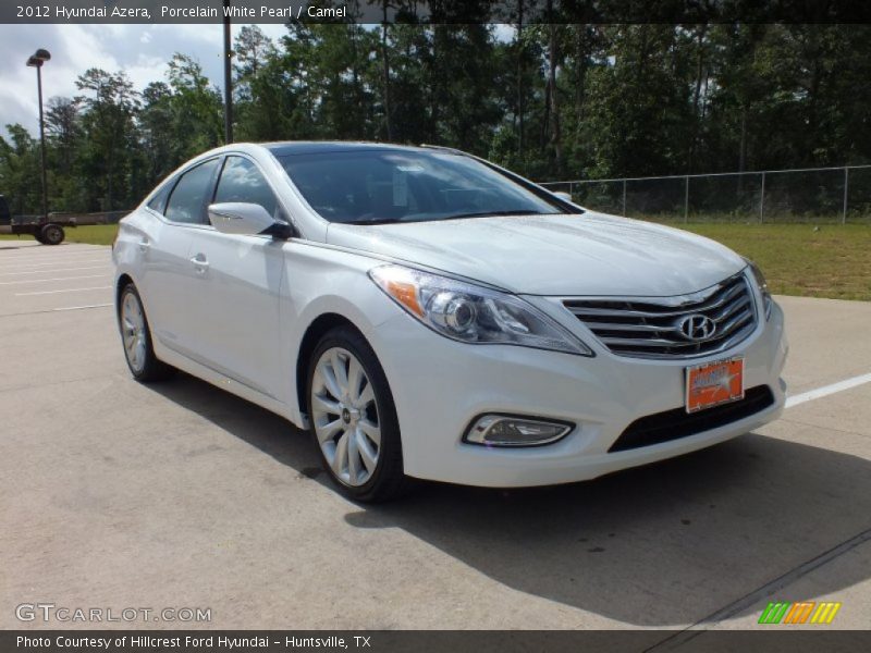 Porcelain White Pearl / Camel 2012 Hyundai Azera
