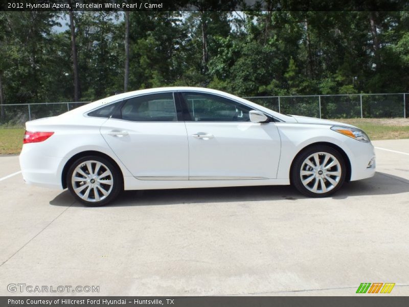 Porcelain White Pearl / Camel 2012 Hyundai Azera