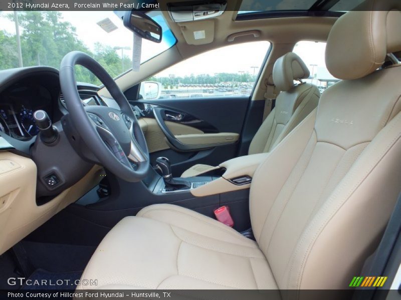Porcelain White Pearl / Camel 2012 Hyundai Azera