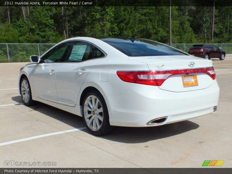 Porcelain White Pearl / Camel 2012 Hyundai Azera