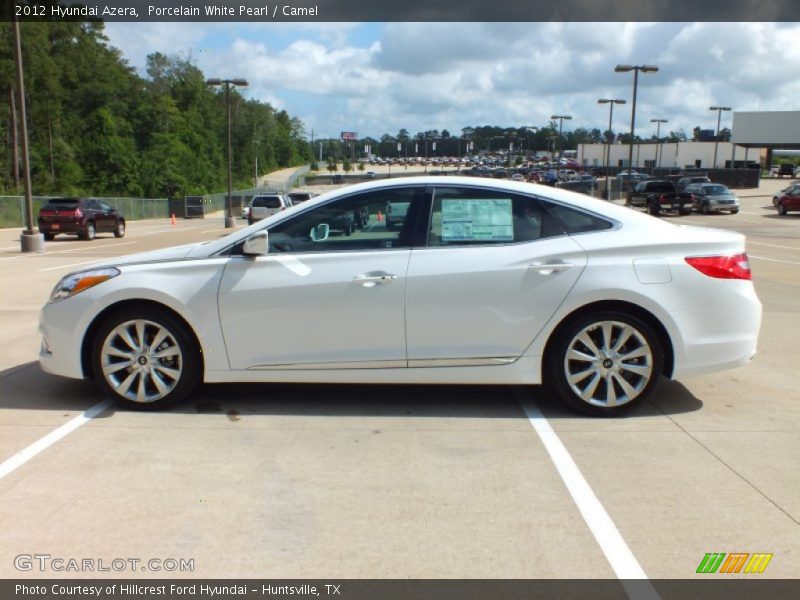 Porcelain White Pearl / Camel 2012 Hyundai Azera