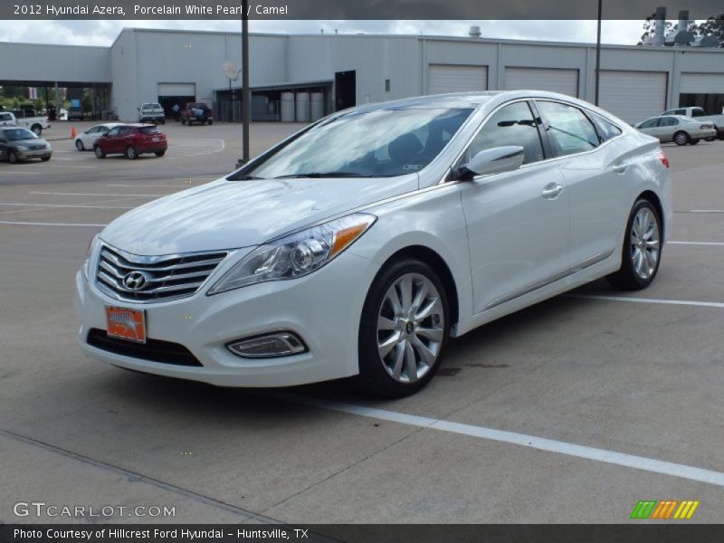 Porcelain White Pearl / Camel 2012 Hyundai Azera