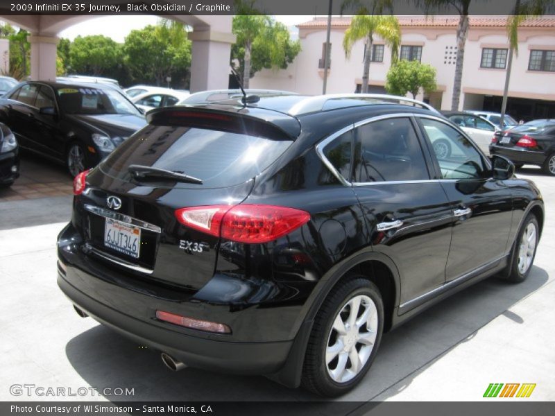 Black Obsidian / Graphite 2009 Infiniti EX 35 Journey