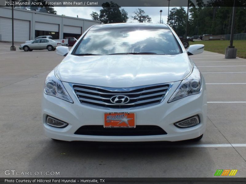 Porcelain White Pearl / Camel 2012 Hyundai Azera