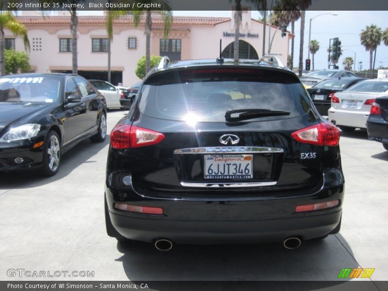 Black Obsidian / Graphite 2009 Infiniti EX 35 Journey