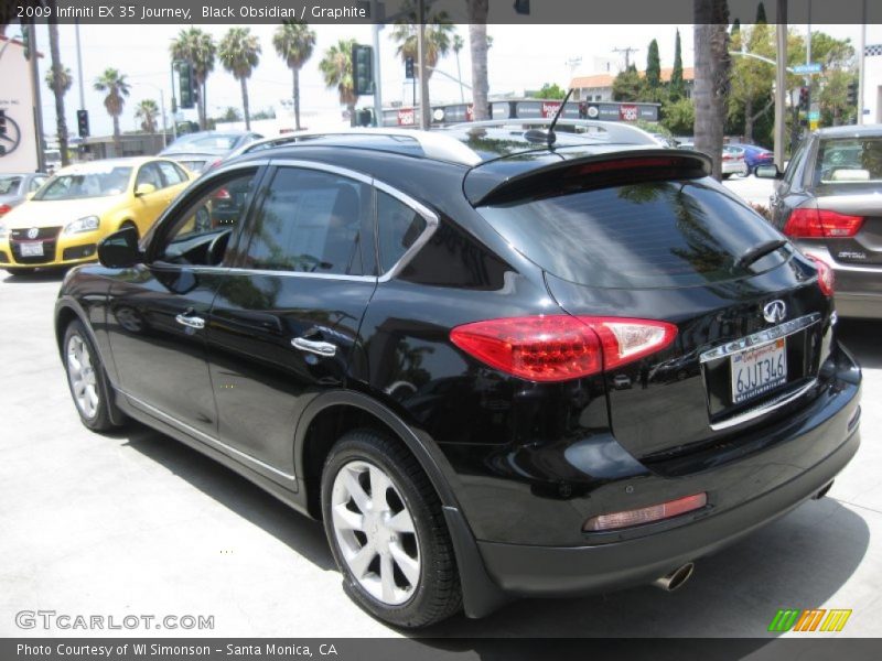 Black Obsidian / Graphite 2009 Infiniti EX 35 Journey