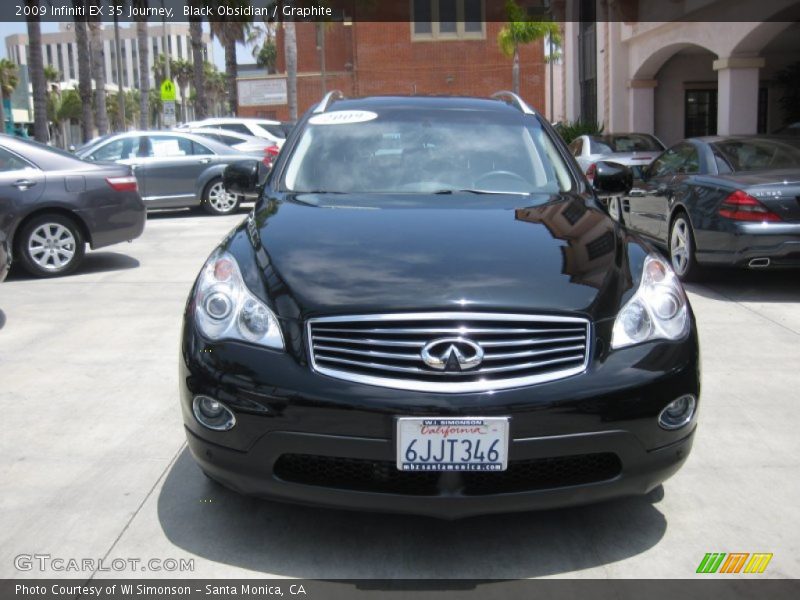 Black Obsidian / Graphite 2009 Infiniti EX 35 Journey