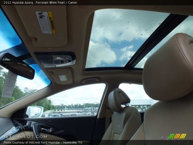 Porcelain White Pearl / Camel 2012 Hyundai Azera