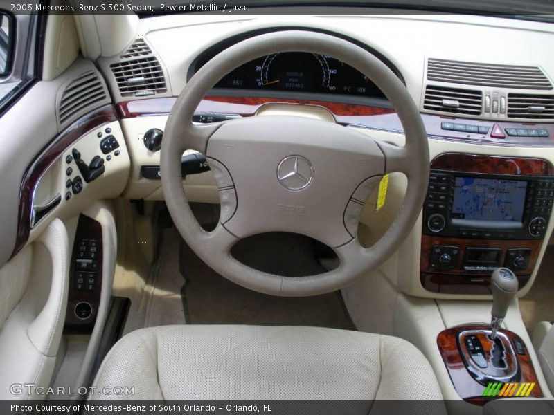 Pewter Metallic / Java 2006 Mercedes-Benz S 500 Sedan