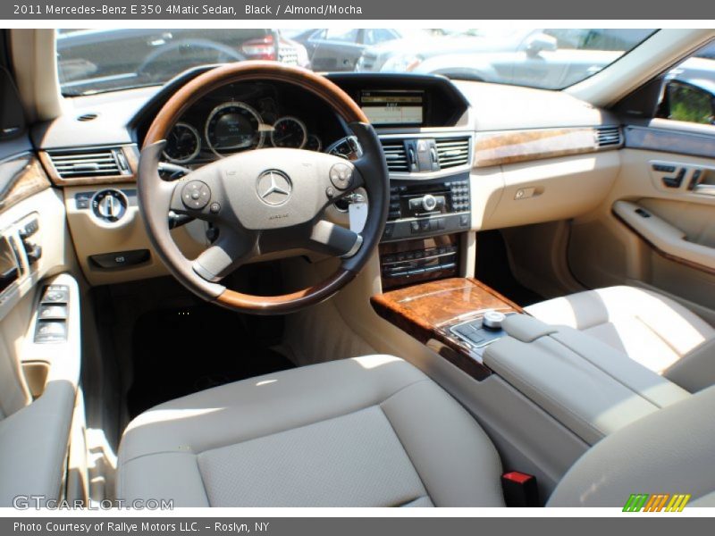 Black / Almond/Mocha 2011 Mercedes-Benz E 350 4Matic Sedan