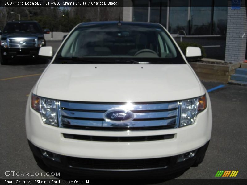 Creme Brulee / Charcoal Black 2007 Ford Edge SEL Plus AWD