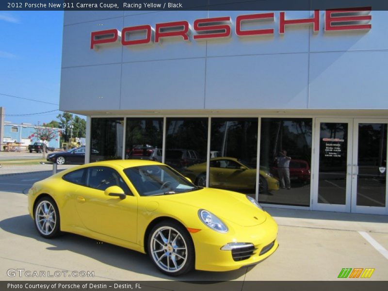 Front 3/4 View of 2012 New 911 Carrera Coupe