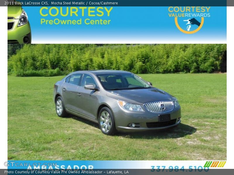 Mocha Steel Metallic / Cocoa/Cashmere 2011 Buick LaCrosse CXS