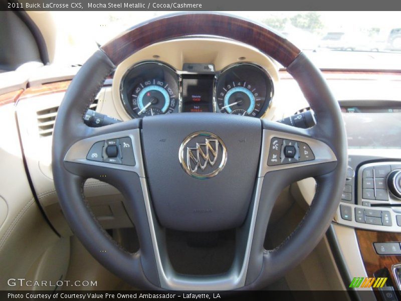 Mocha Steel Metallic / Cocoa/Cashmere 2011 Buick LaCrosse CXS