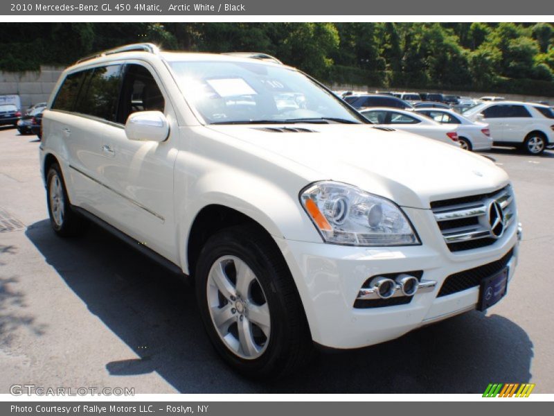 Arctic White / Black 2010 Mercedes-Benz GL 450 4Matic